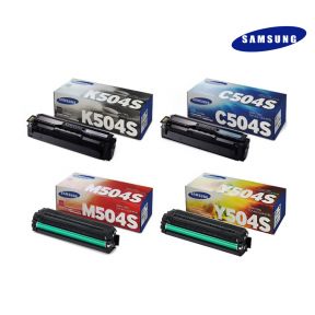 Samsung CLT-504s Toner Cartridge 1 Set | Black | Colour| For Samsung CLP-415NW, CLX-4195FW,  Xpress C1810W,  Xpress C1860FW Printers