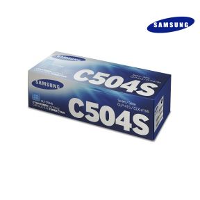 SAMSUNG CLT-C504S (Cyan) Toner  For Samsung CLP-415NW, CLX-4195FW, Xpress C1810W, Xpress C1860FW Printers