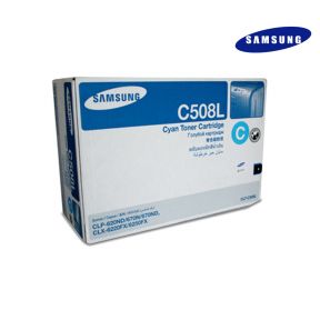 SAMSUNG CLT-C508L (Cyan) Toner For Samsung CLP 620ND, 670N, 670ND, 6220FX, 6250FX Printers