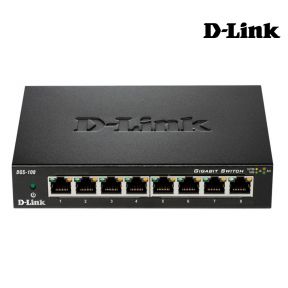 DLink 8 Port DLink Switch – Gigabit 10/100/1000