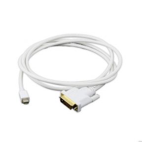 Mini DisplayPort DP Thunderbolt to DVI-D (24+1) Single Link Adapter Cable Male to Male 1.8m 6ft