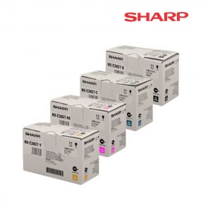  Sharp MXC30NT 1 Set Toner Cartridge For  Sharp MX-C250, Sharp MX-C300P, Sharp MX-C300W, Sharp MX-C301W