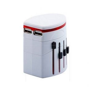 UNIVERSAL TRAVEL ADAPTER 2 IN  1