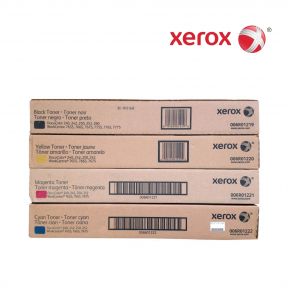  Xerox 006R01202-Black|006R01222-Cyan|006R01220-Yellow |006R01221-Magenta 1 Set Toner Cartridge For Xerox DocuColor 240,  Xerox DocuColor 242,  Xerox DocuColor 250,  Xerox DocuColor 252,  Xerox DocuColor 260,  Xerox Workcentre 7655,  Xerox Workcentre 7665