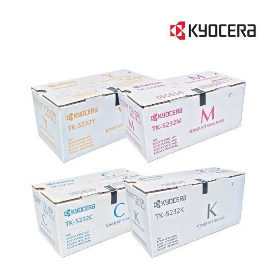  Kyocera TK5232 Toner Cartridge Set For Kyocera M5521cdw , Kyocera P5021CDW