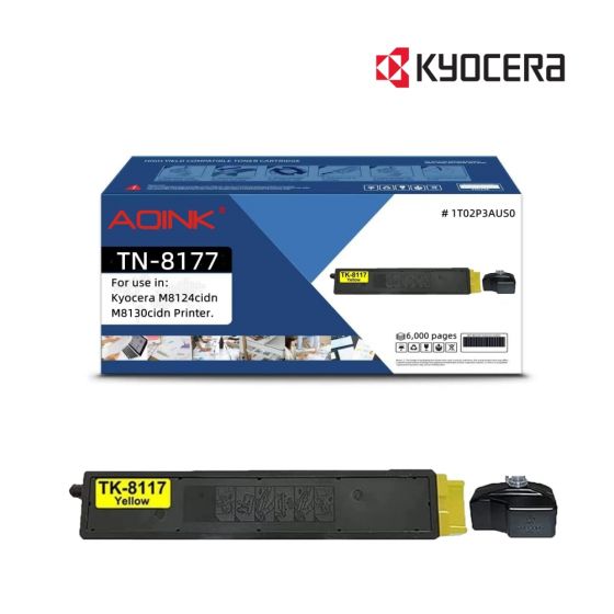  Kyocera TK8117Y Yellow Toner Cartridge For Kyocera M8124cidn,  Kyocera M8130cidn