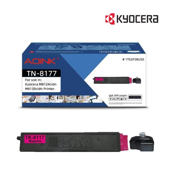 Kyocera TK8117M Magenta Toner Cartridge For Kyocera M8124cidn,  Kyocera M8130cidn