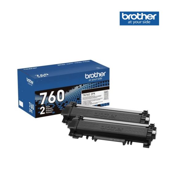  Brother TN7602PK Black Toner Cartridge Twin Pack For Brother DCP-L2510 D, Brother DCP-L2530 DW, Brother DCP-L2550 DN, Brother DCP-L2550DW, Brother HL-L2310D, Brother HL-L2350DW, Brother HL-L2370 DN, Brother HL-L2370DW