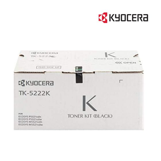  Kyocera TK5222K Black Toner Cartridge For Kyocera M5521cdw,  Kyocera P5021CDW
