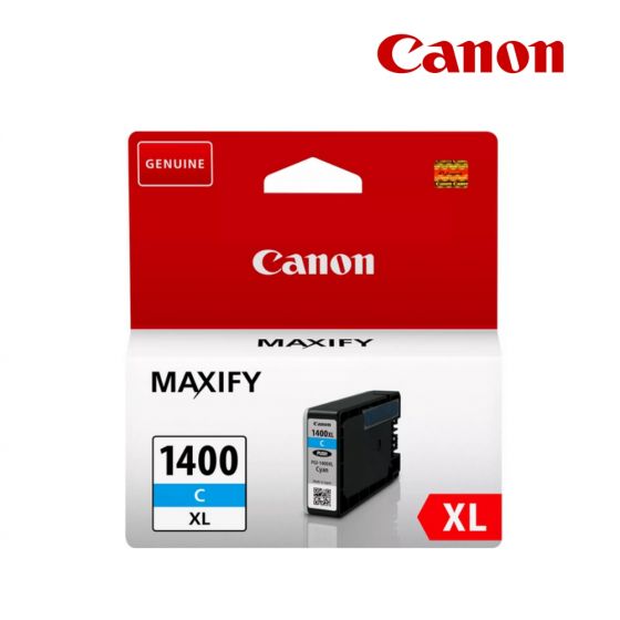 Canon PGI-1400XL High Yield Cyan Ink Cartridge For MAXIFY MB2340, MAXIFY MB2740, MAXIFY MB2040, MAXIFY MB2140