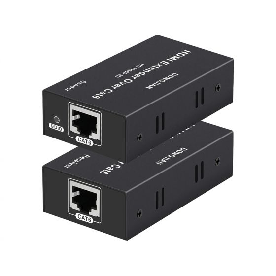 HDMI extender with IR repeater over RJ45 Cat6 network cable 1080P, up to 60m