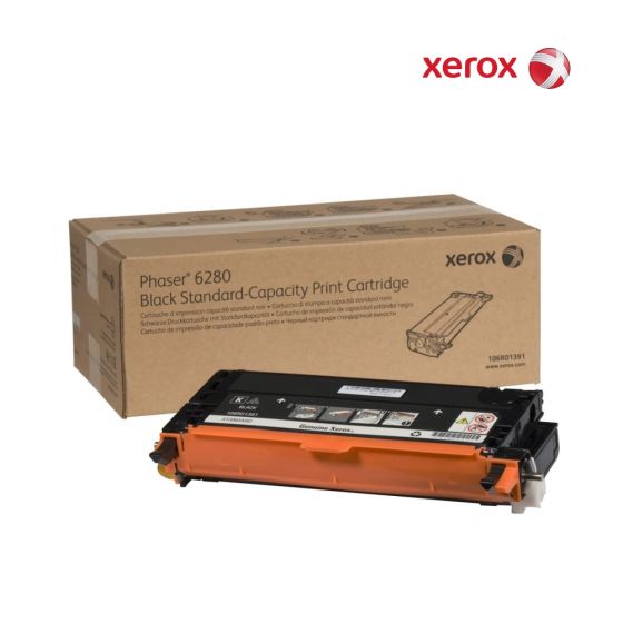 Xerox 106R01391 Black Toner Cartridge For Xerox Phaser 6280DN,  Xerox Phaser 6280N