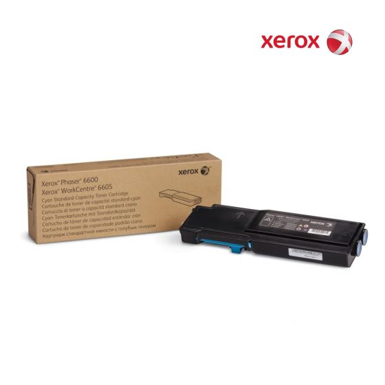 Xerox 106R02241 Cyan Toner Cartridge For Xerox Phaser 6600 VDN,  Xerox Phaser 6600 VN,  Xerox Phaser 6600DN,  Xerox Phaser 6600N,  Xerox WorkCentre 6605,  Xerox WorkCentre 6605DN , Xerox WorkCentre 6605N