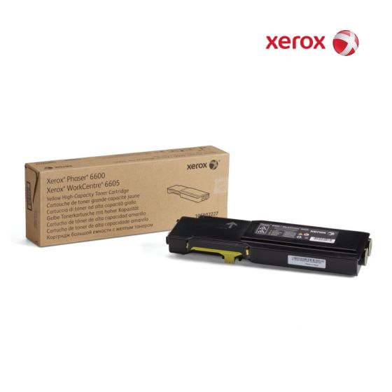  Xerox 106R02227 Yellow Toner Cartridge For Xerox Phaser 6600 VDN,  Xerox Phaser 6600 VN,  Xerox Phaser 6600DN,  Xerox Phaser 6600N,  Xerox WorkCentre 6605,  Xerox WorkCentre 6605DN,  Xerox WorkCentre 6605N