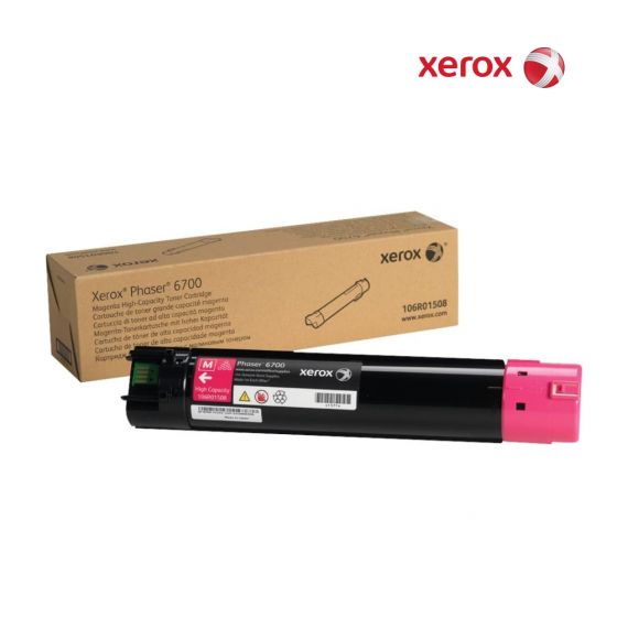  Xerox 106R01508 Magenta Toner Cartridge For Xerox 6700DN,  Xerox 6700DT,  Xerox 6700DX,  Xerox 6700N,  Xerox Phaser 6700DN