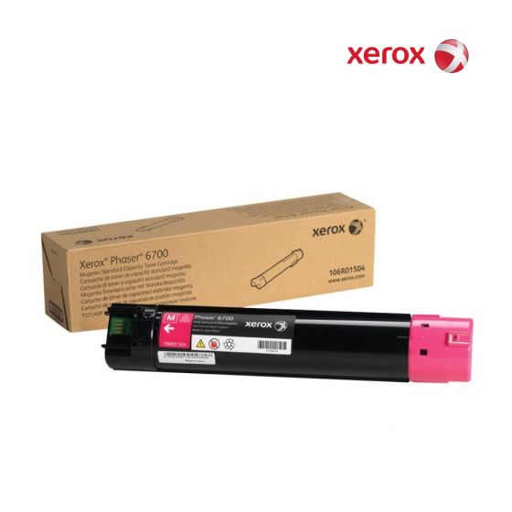  Xerox 106R01504 Magenta Toner Cartridge For Xerox 6700DN,  Xerox 6700DT,  Xerox 6700DX,  Xerox 6700N,  Xerox Phaser 6700DN,  Xerox Phaser 6700DT
