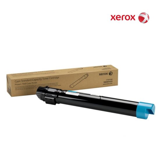  Xerox 106R01433 Cyan Toner Cartridge For Xerox Phaser 7500 , Xerox Phaser 7500 DNZ,  Xerox Phaser 7500DN,  Xerox Phaser 7500DT,  Xerox Phaser 7500DX,  Xerox Phaser 7500N