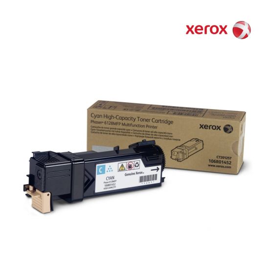  Xerox 106R01452 Cyan Toner Cartridge For Xerox Phaser 6128MFP