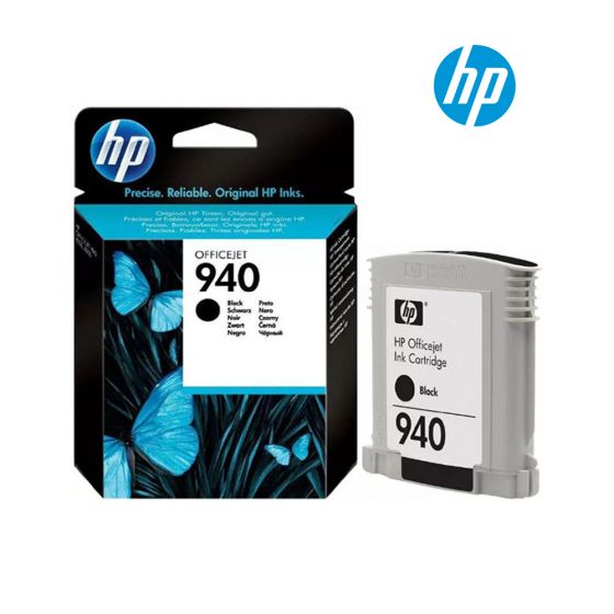 HP 940 Black Ink Cartridge (C4902A) for HP Officejet Pro 8000, 8500, 8500A Printer Series 