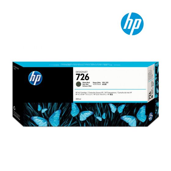 HP 726 300-ml Matte Black Ink Cartridge (CH575A) for HP DesignJet T795 44-in Printer
