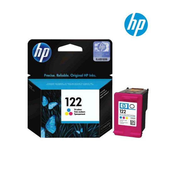 HP 122 Tri-color Ink Cartridge (CH562HL) for HP Deskjet 1000, 2000, 2050, 3000, 3050 Printer