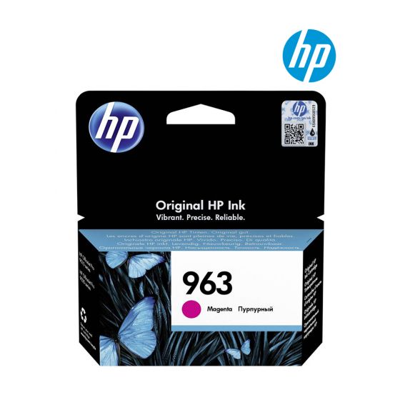 HP 963 Magenta Original Ink Cartridge (3JA24AE) for HP OfficeJet Pro 9010, 9012, 9013,9014, 9015, 9016, 9018, 9019, 9020, 9023, 9022, 9025, 9026 Printer
