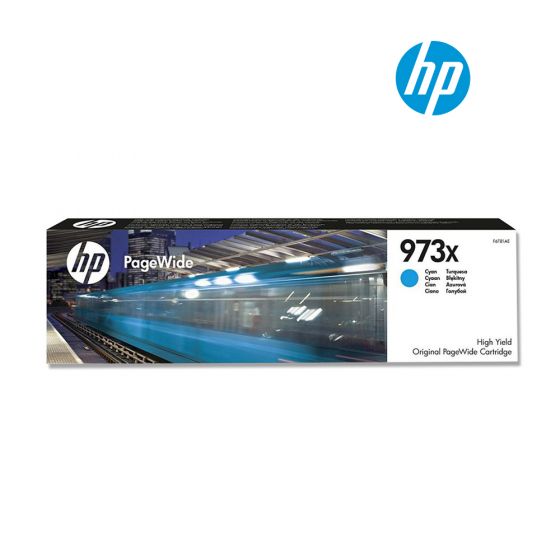 HP 973X High Yield Cyan Original PageWide Cartridge (F6T81AE) for HP PageWide Pro 452dw, 452dwt, 477dn, 477dw, 477dwt Printer