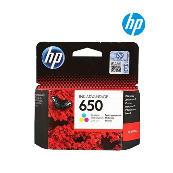 HP 650 Tri-Color Ink Cartridge (CZ102A) for HP Deskjet Ink Advantage 2515, 1015, 1515, 2545, 2645 All-in-One Printer