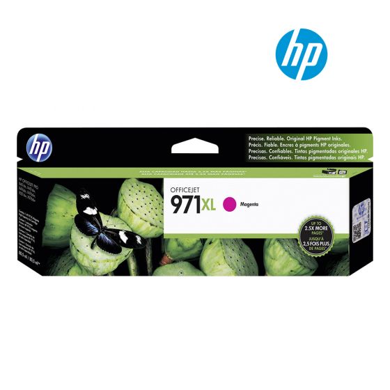 HP 971XL High Yield Magenta Original Ink Cartridge for HP Officejet Pro X451dw, X476dw, X551dw, X576dw Printer