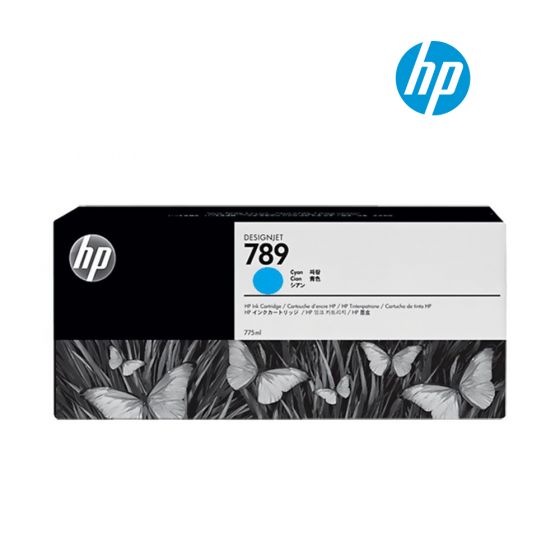 HP 789 Cyan Original Ink Cartridge (CH616A) for HP Designjet L25500 Printer