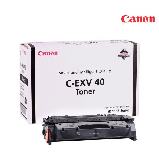 CANON C-EXV40 Black Original Toner For Canon imageRUNNER 1133, 1133A, 1133IF Copiers