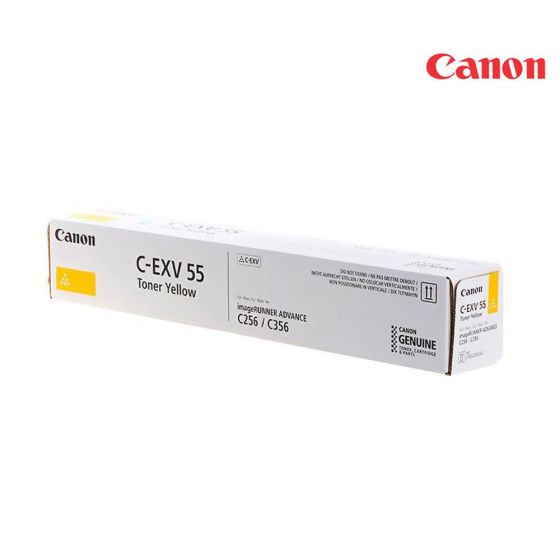 Canon C-EXV55 Yellow Original Toner (2185C002) For Canon imageRUNNER Advance C256III C356, DX C257, DX C357 Copiers