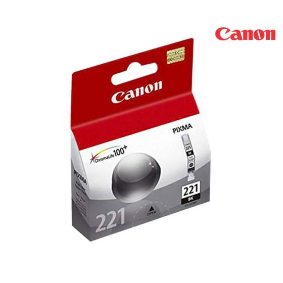 CANON CLI-221 Black Ink Cartridge For PIXMA iP3600, iP4600, iP4700, MP560, MP620, MP620B, MP640, MP640R, MP980, MP990, MX860, MX870 Printers