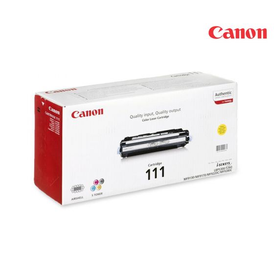 CANON CRG-111 Yellow Original Toner Cartridge For Canon Laser Shot LBP-5300, 5360 5400, MF9130, MF9150, MF9170, MF9220, MF92800 Laser Printers