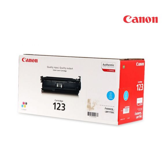 CANON CRG-123 Cyan Original Toner Cartridge For Canon LBP-7750C, 7753, 7754dn Laser Printers