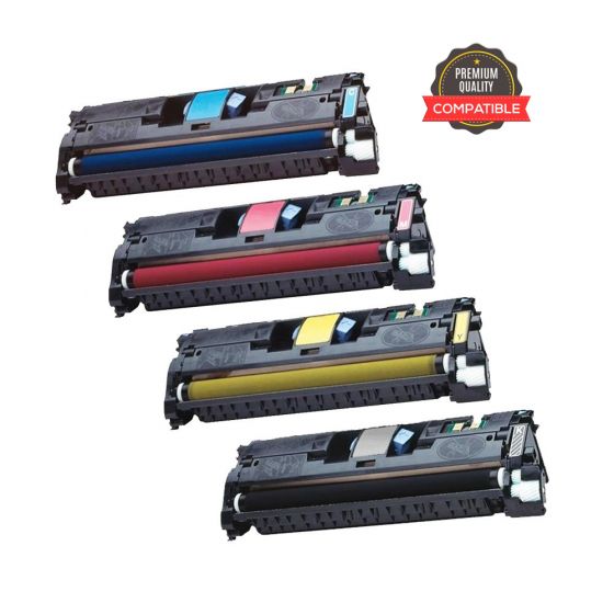 Canon CRG101 Compatible Toner Cartridge 1 Set | Black | Cyan | Magenta | Yellow|  For Laser Shot LBP5200, MF8180, MF8180C Printers