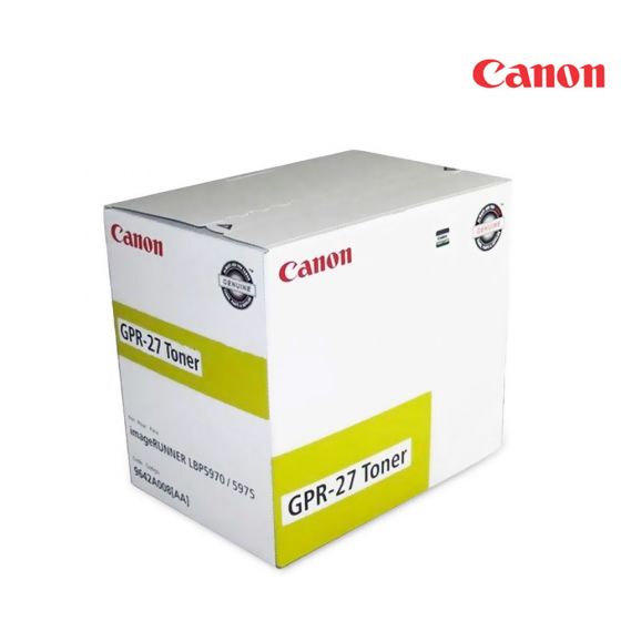 CANON GPR-27 Yellow Original Toner Catridge For Canon LBP-5970, 5975 Laser Printers