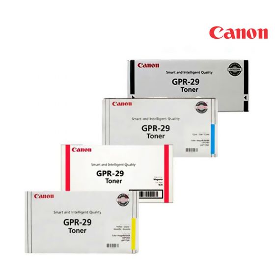 Canon GPR-29 Toner Cartridge 1 Set | Black | Cyan | Magenta | Yellow For Canon LBP-5460 Laser Printers
