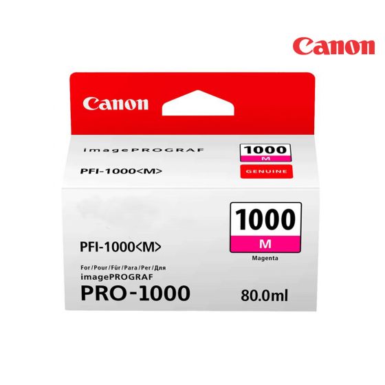 CANON PFI-1000M Magenta Ink Cartridge For magePROGRAF PRO-1000
