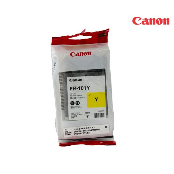 CANON PFI-101Y Yellow Ink Cartridges For imagePROGRAF iPF5000, iPF6000S Printers