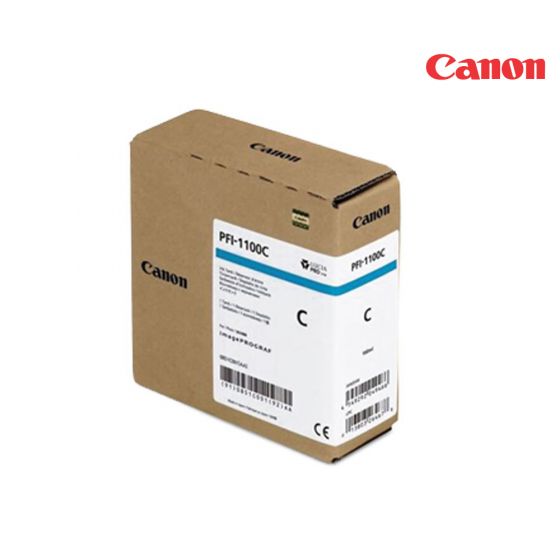 CANON PFI-1100C Cyan Ink Cartridge For Canon iPF PRO-2000, 4000, 4000S, 6000S, 2000, 4000 4000S, 6000S Printers