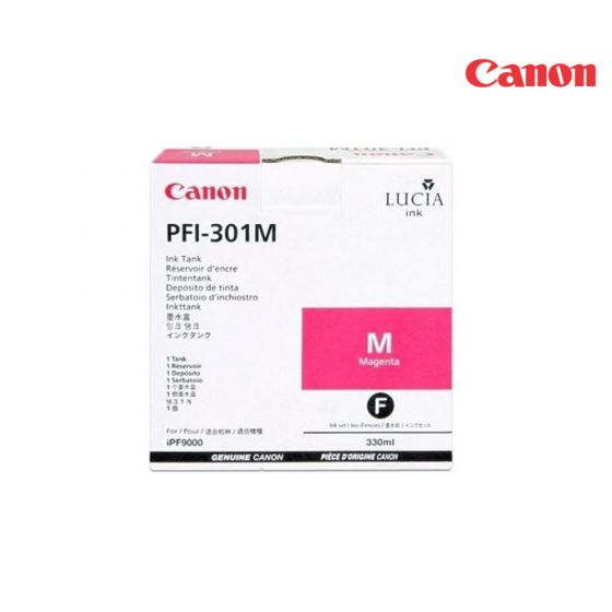 CANON PFI-301M Magenta Ink Cartridge  For imagePROGRAF iPF8000, iPF8000S, iPF9000, iPF9000S Printers