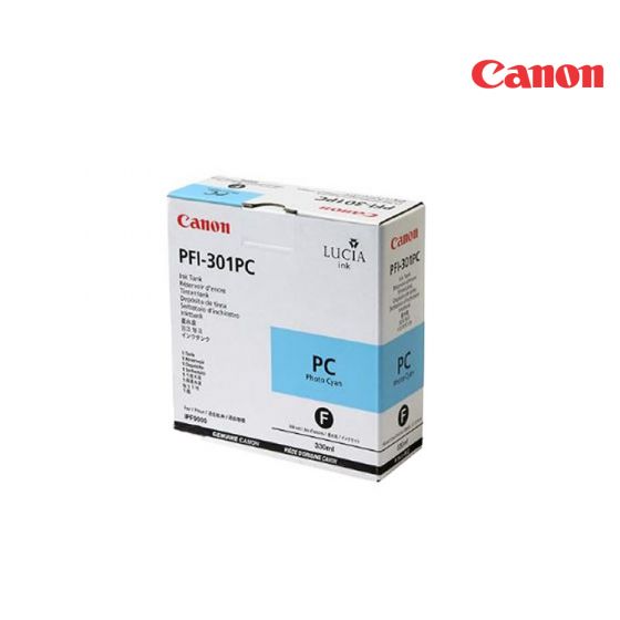 CANON PFI-301PC Photo Cyan Ink Cartridge  For imagePROGRAF iPF8000, iPF8000S, iPF9000, iPF9000S Printers