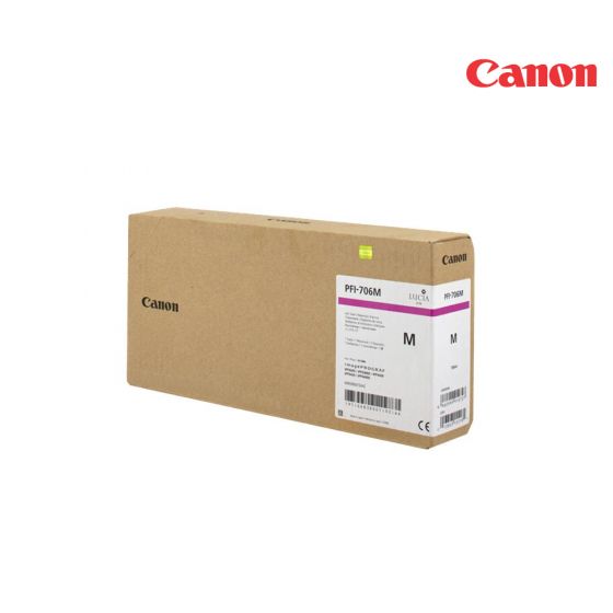 CANON PFI-706M Magenta Ink Cartridge For Canon imagePROGRAF iPF8000, iPF8000s, iPF8100, iPF9000, iPF9000S, iPF9100 Printers