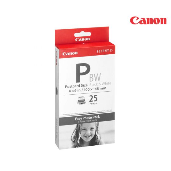 CANON Postcard Size 25 Black (SELPHY ES1) For SELPHY ES40, ES3, ES30 Printers