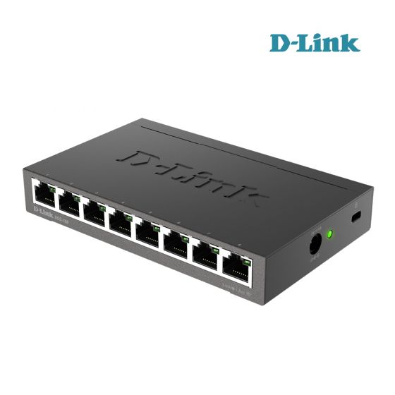 D LINK DGS-108 8-Port Gigabit Unmanaged Desktop Switch