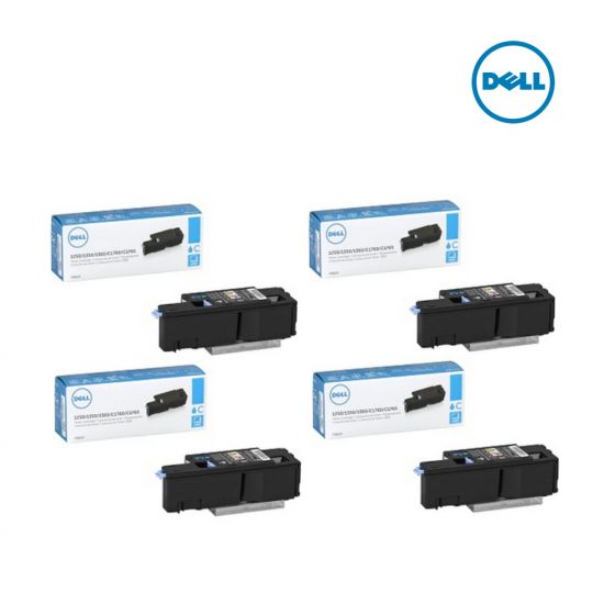 Dell DV16F-Black|PDVTW-Cyan|WM2JC-Yellow|XMX5D-Magenta Toner Cartridge For Dell 1250c, Dell 1350cnw, Dell 1355cn, Dell 1355cnw