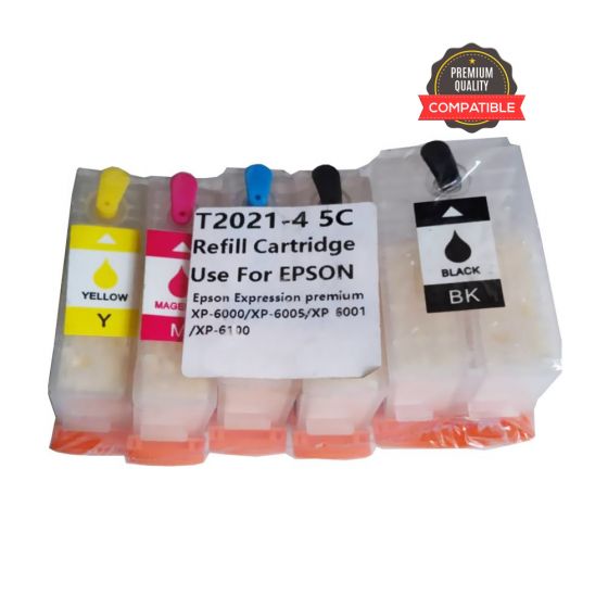 Epson T2021-T2024 5C Refillable Ink Cartridge