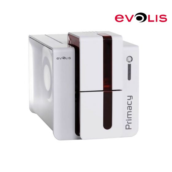 Evolis Primacy Card Printer (Dual Side, Smart Enc, Red)