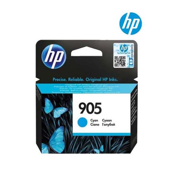 HP 905 Cyan Ink Cartridge (T6L89A) for HP OfficeJet 6950, Pro 6960, Pro 6970 All-in-One Printer